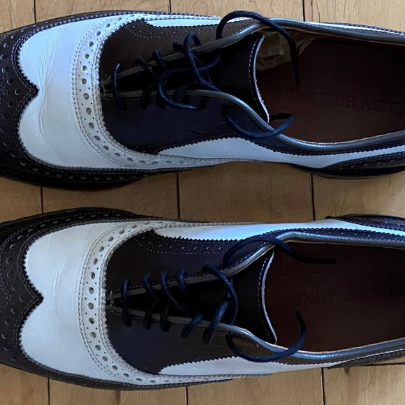 Allen Edmonds: Broad Street, Carbon/White Size 11 D - Picture 3 of 7